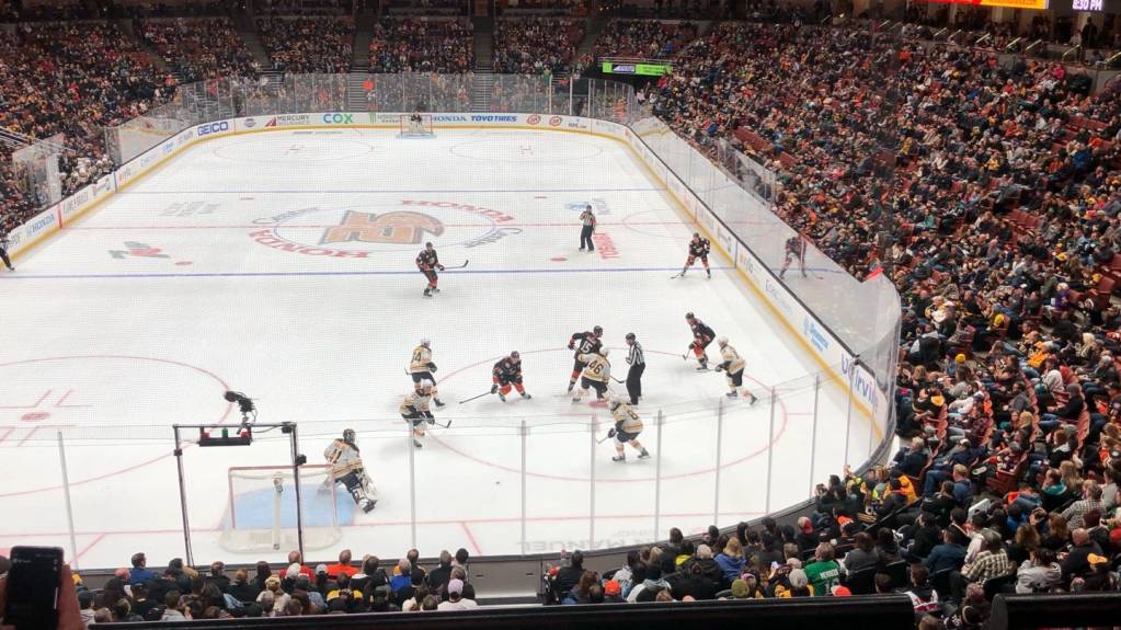 Club Section 326 at Honda Center