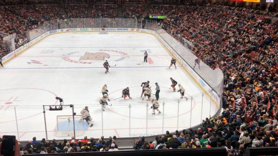 Club Section 326 at Honda Center