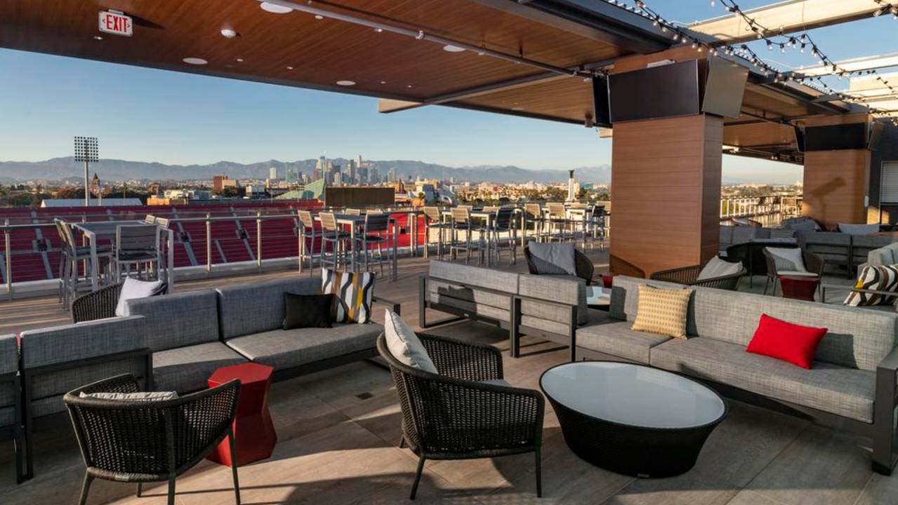 Club space at the LA Memorial Coliseum