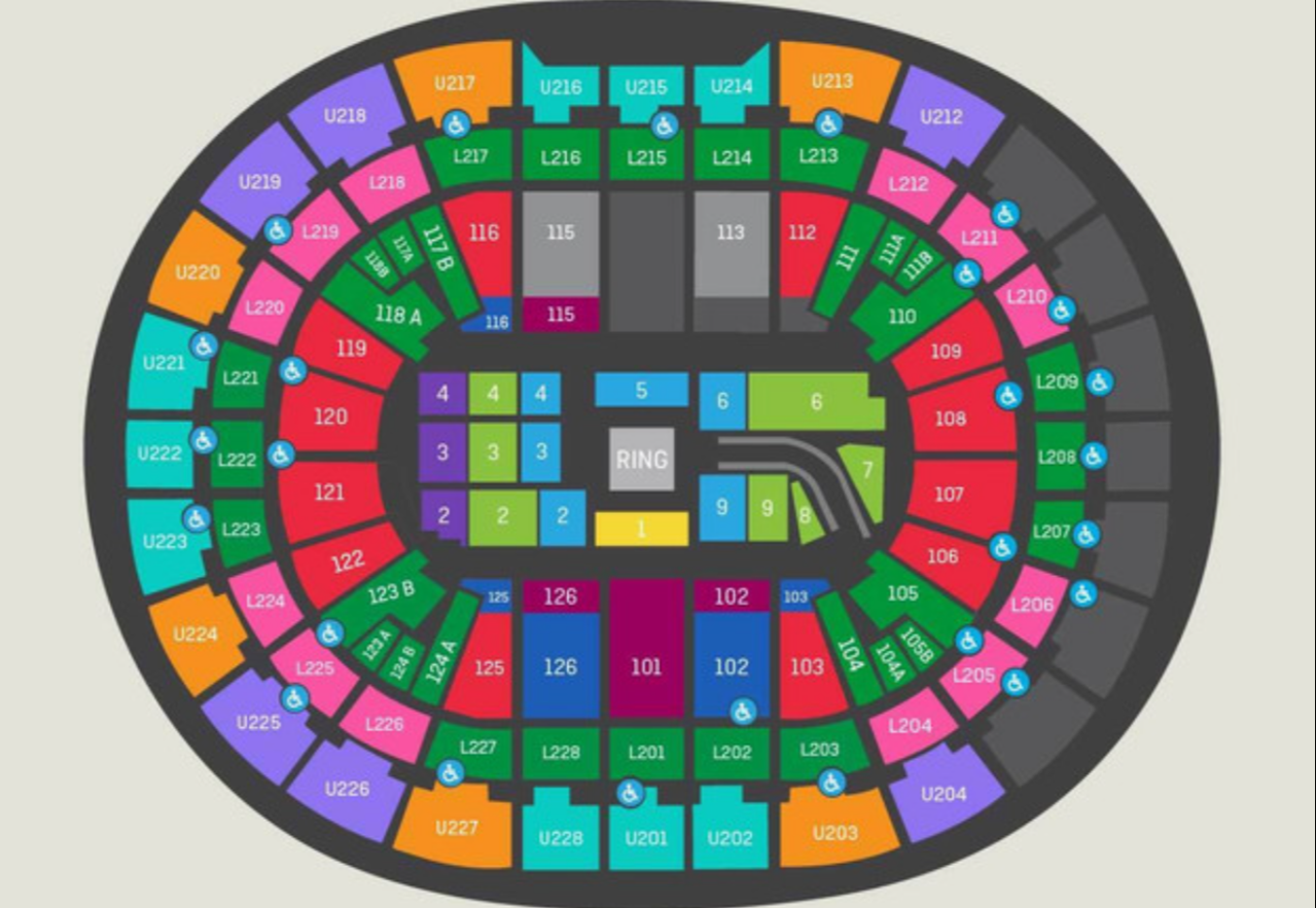 Coliseo de Puerto Rico José Miguel Agrelot Map