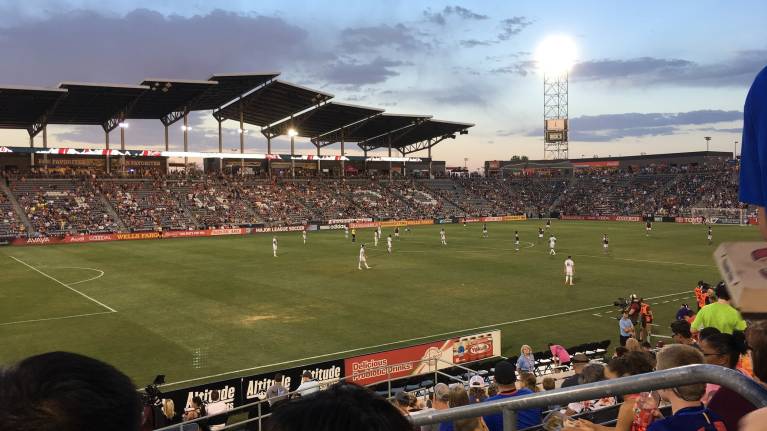 Colorado Rapids playing at DSG Park