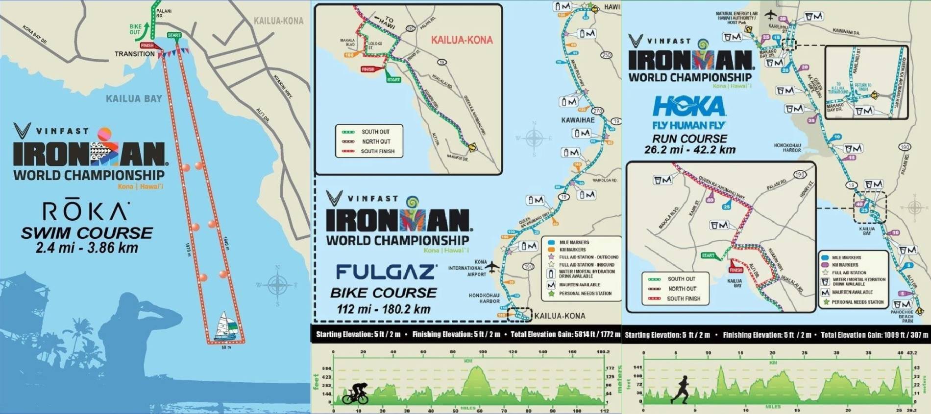 Ironman Kona 2024 Mappa - Jenda Rubetta