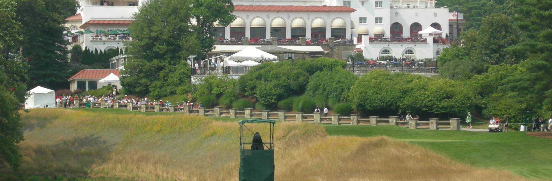 Congressional Country Club's clubhouse