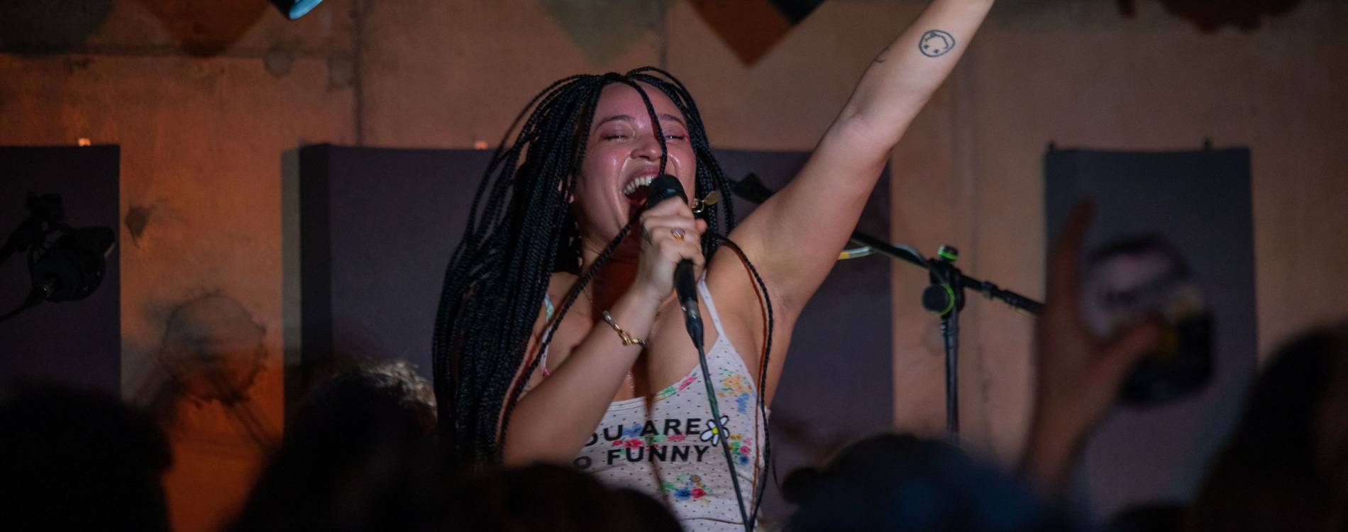 Connie Constance performing at the Lower Third, London