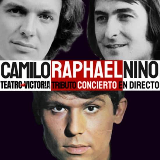 Consagrados. Camilo Sesto, Raphael y Nino Bravo - Teatro Victoria de Madrid