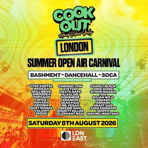 Cookout - Open-Air Summer Festival - Ldn East - London