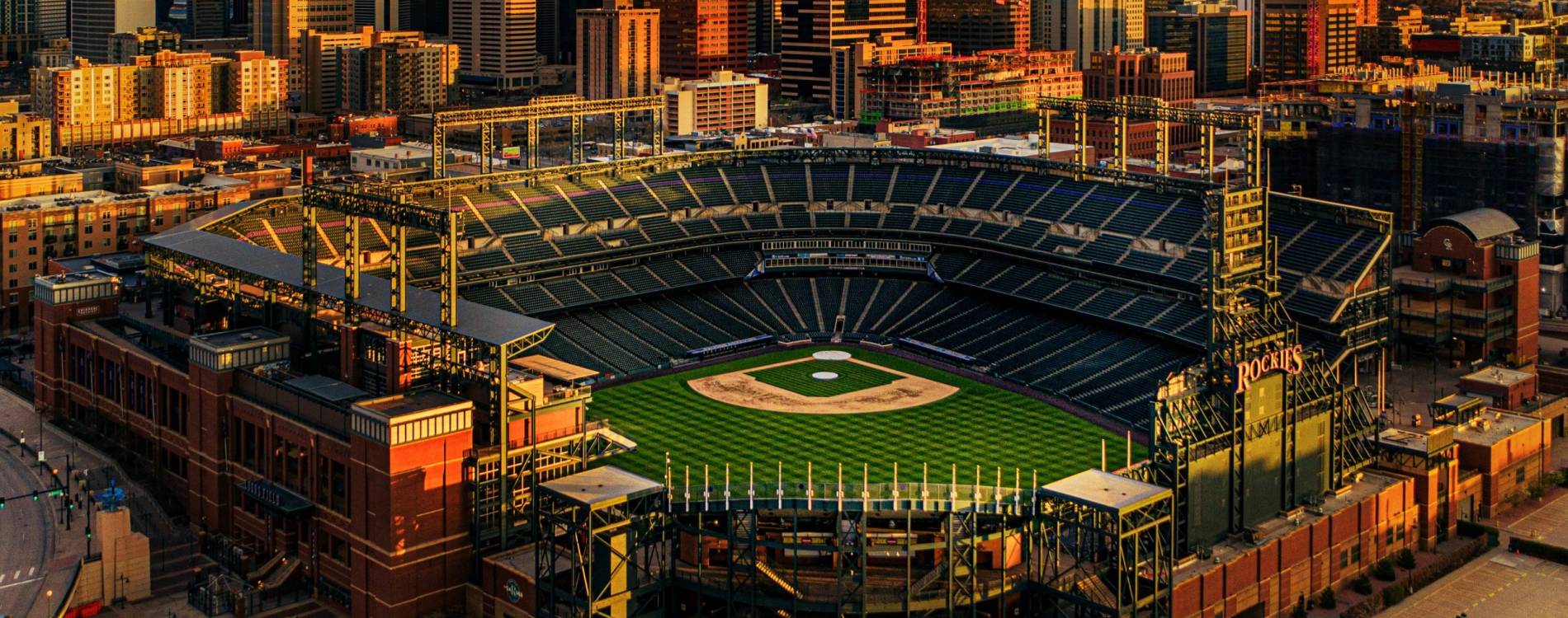Coors Field and Downtown Denver
