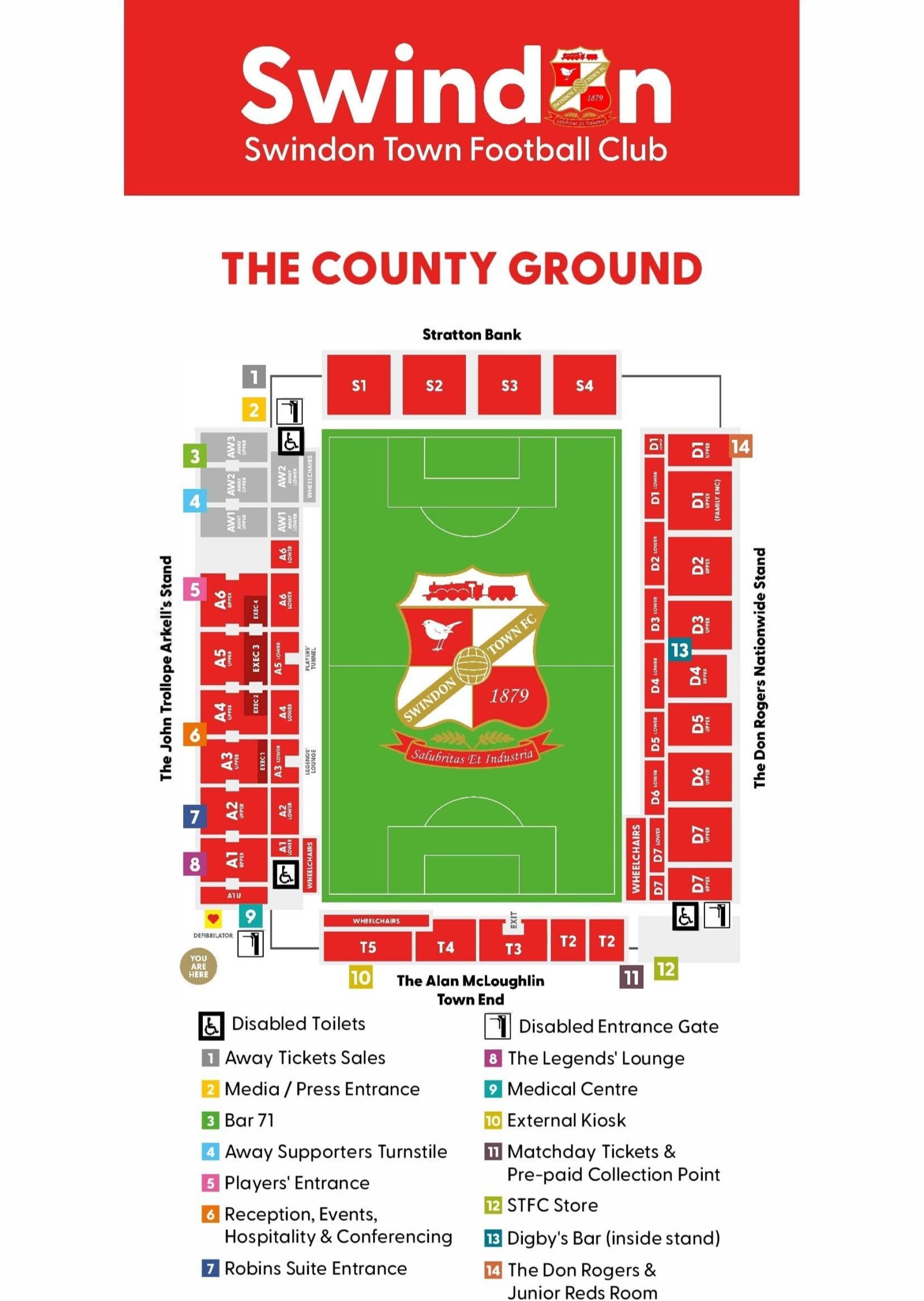 Swindon Town vs Crewe Alexandra Tickets 11 Jan 2025 County Ground