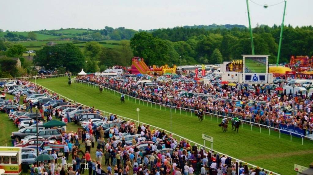 Course Enclosure Cartmel Cup Day 24 Aug 2024 Cartmel Racecourse