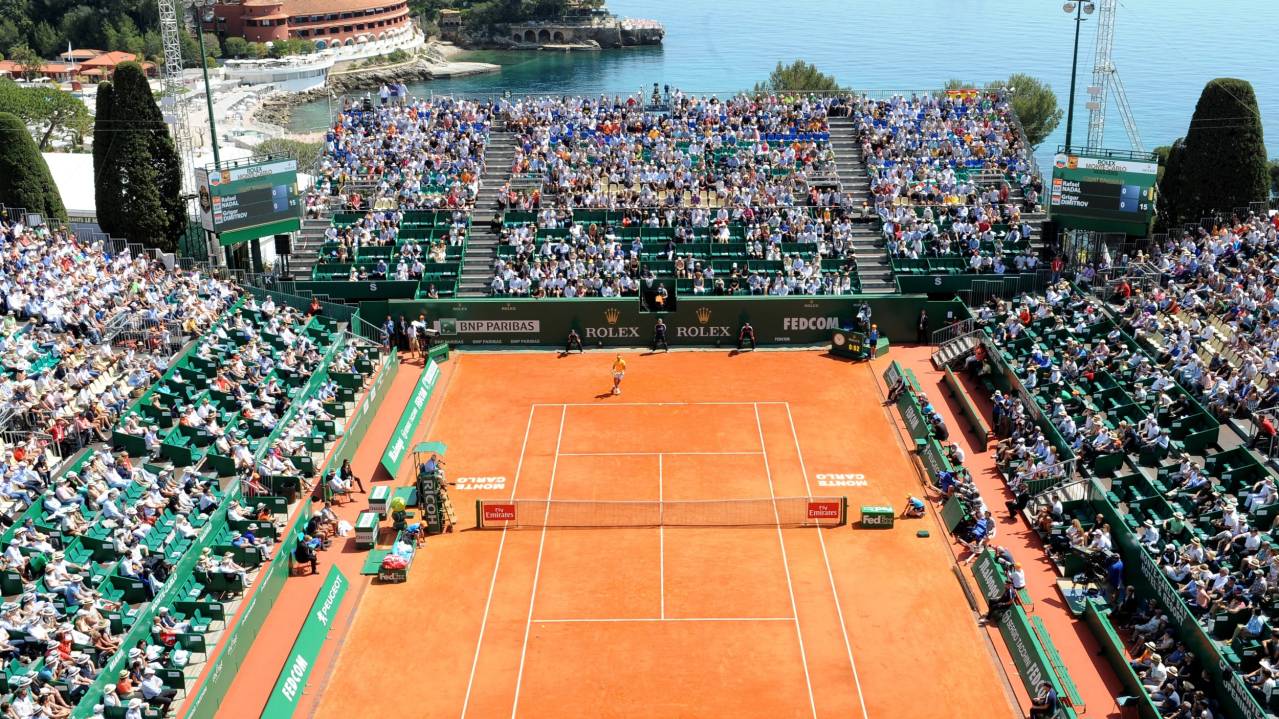 Court Rainier III during the Monte-Carlo Masters