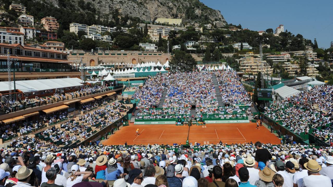 Court Rainier III during the Monte-Carlo Masters