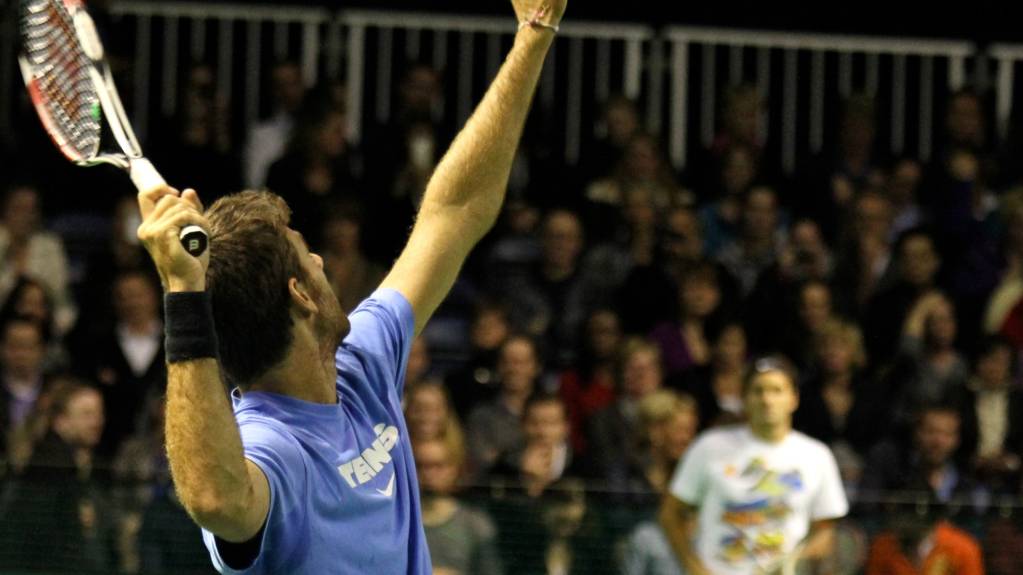 Courtside seating, located behind the baseline at the ABN AMRO Open