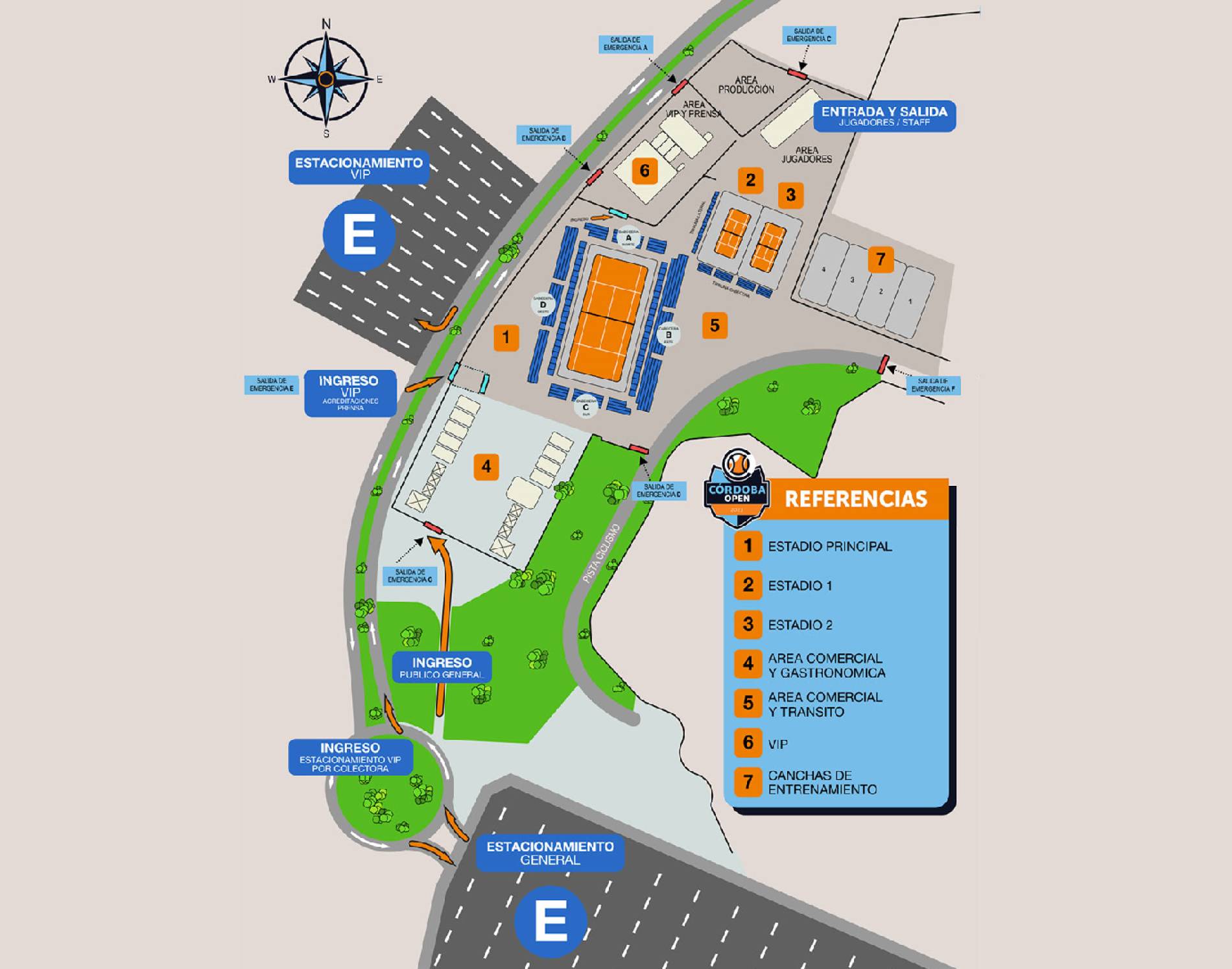 Estadio Mario Alberto Kempes Map