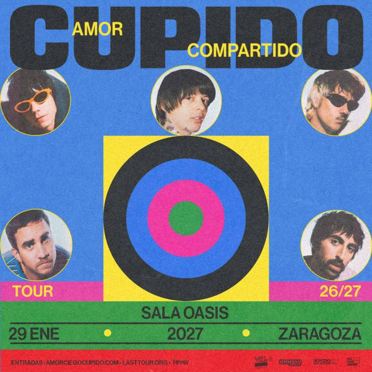Cupido en Sala Oasis, Zaragoza 2027