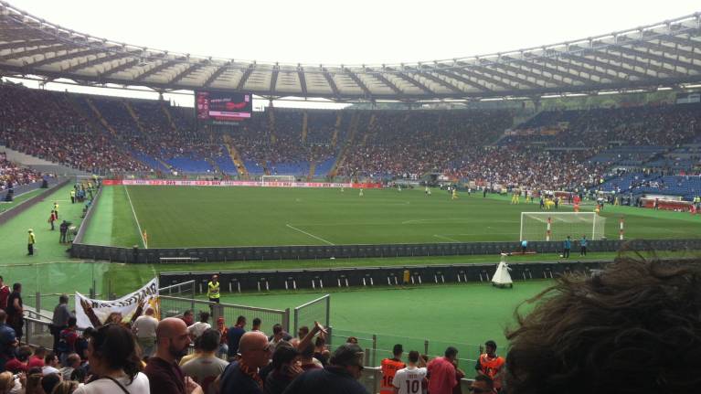 Curva seating at Stadio Olimpico