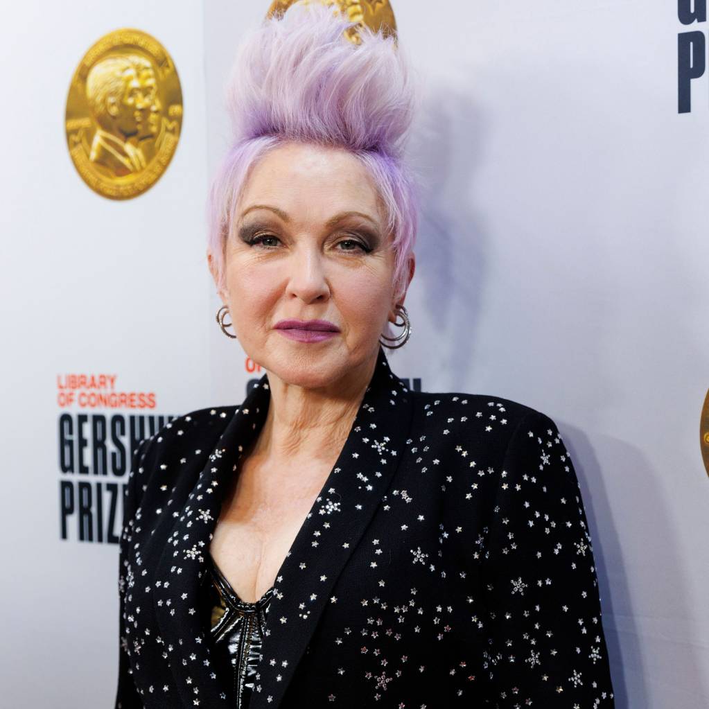Cyndi Lauper on the red carpet at the Gershwin Prize for Popular Song Concert