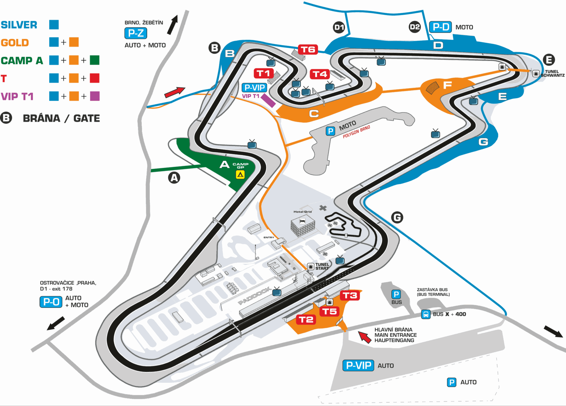 Brno (Masaryk) Circuit Map