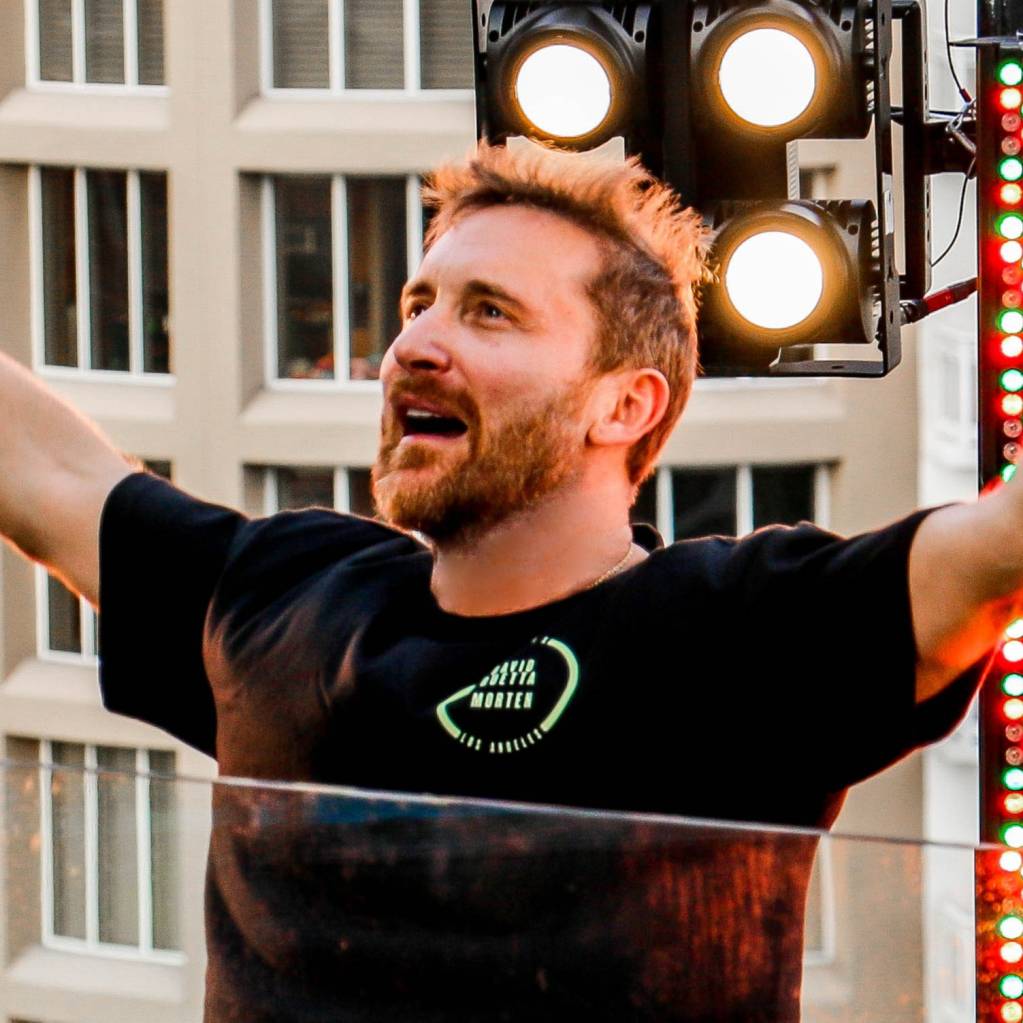 David Guetta performing at the Icon Brickell