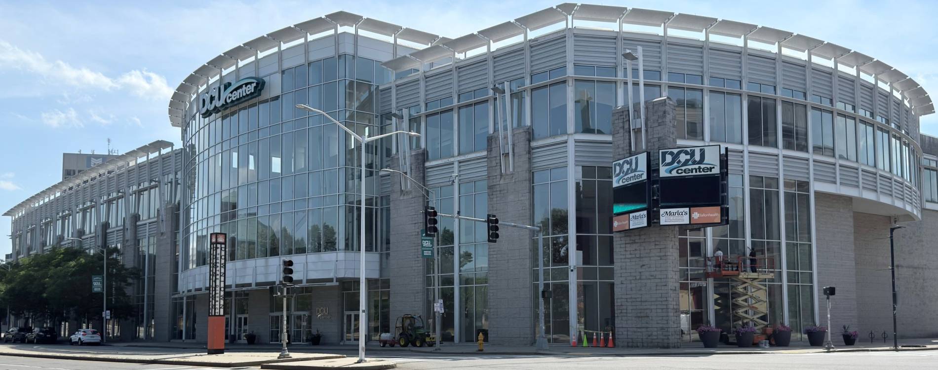 DCU Center in Downtown Worcester, Massachusetts.