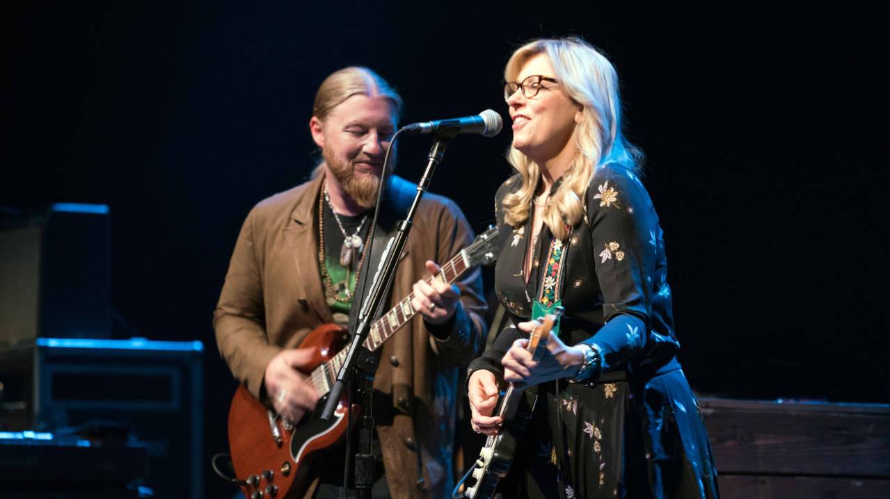 Derek Trucks and Susan Tedeschi on the Tedeschi Trucks Band West Coast tour in British Columbia Canada