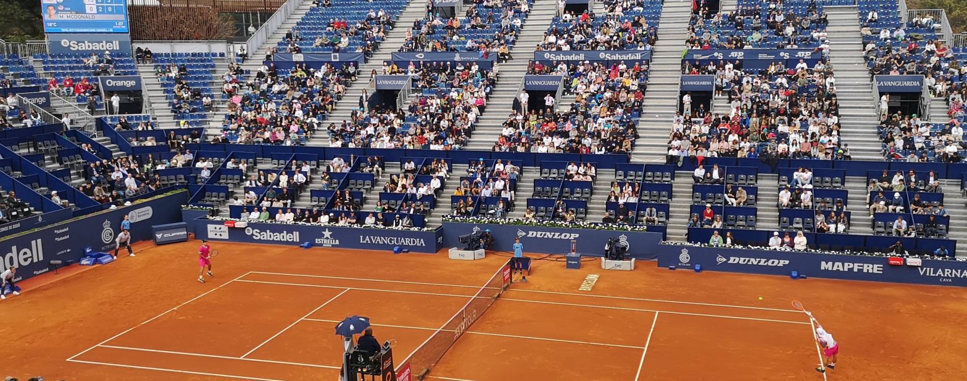 Diego Schwartzman and Mackenzie McDonald compete at the Barcelona Open