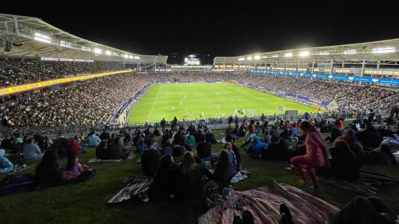 Dignity Health Sports Park Grass Berm