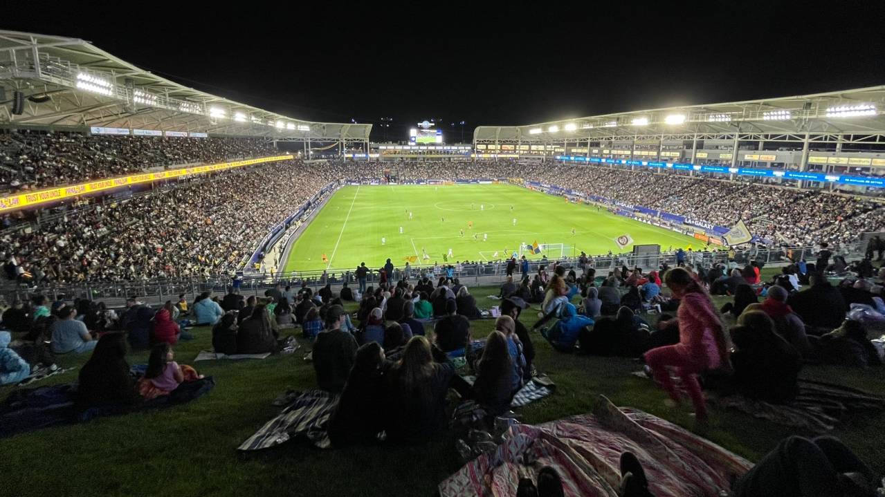 Dignity Health Sports Park Grass Berm