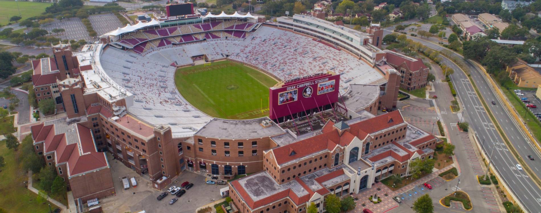 Doak Campbell Stadium is located in Tallahassee, Florida