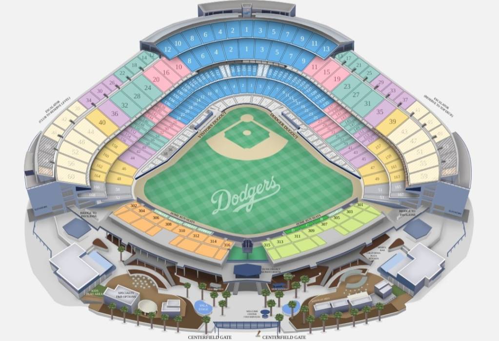 Executive Club Level Sections 201 261 Los Angeles Dodgers V San Go Padres 12 Apr 2024 Dodger Stadium Koobit