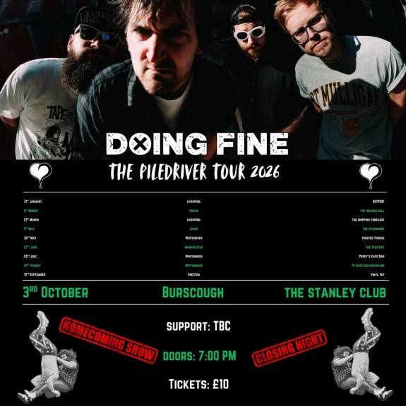 Doing Fine @ The Stanley Club (Piledriver Tour Homecoming Show)
