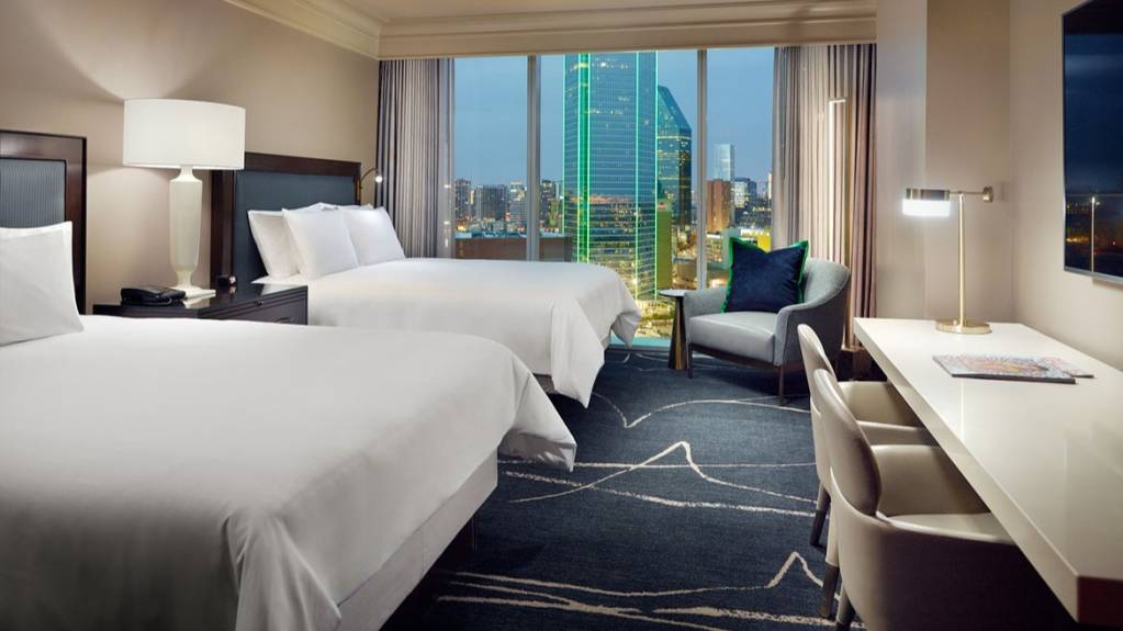 Downtown Dallas Hotel Room