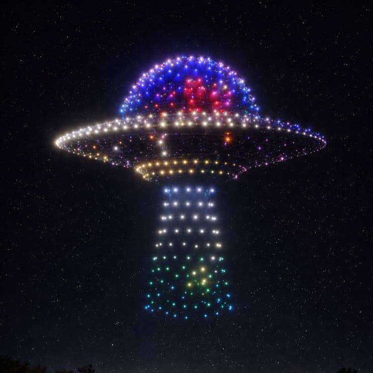 DroneArt Show: Space Chase at Alexander Stadium