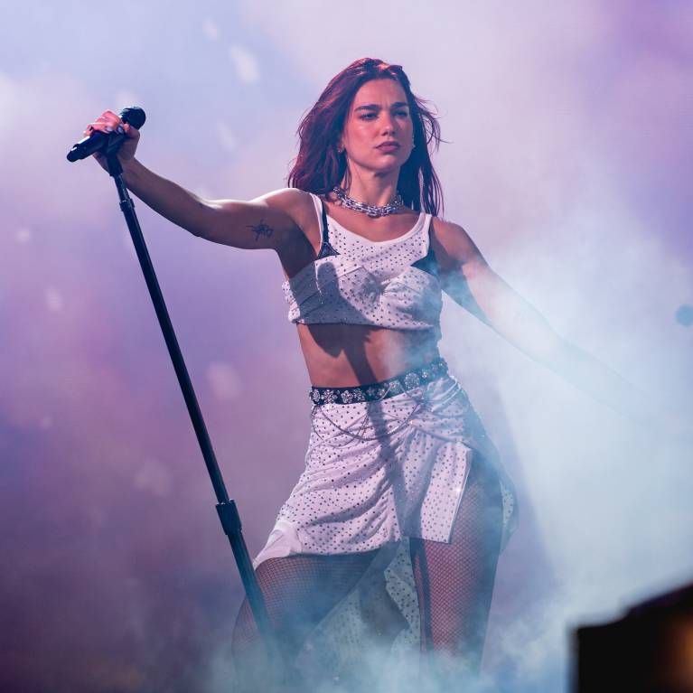 Dua Lipa at Glastonbury