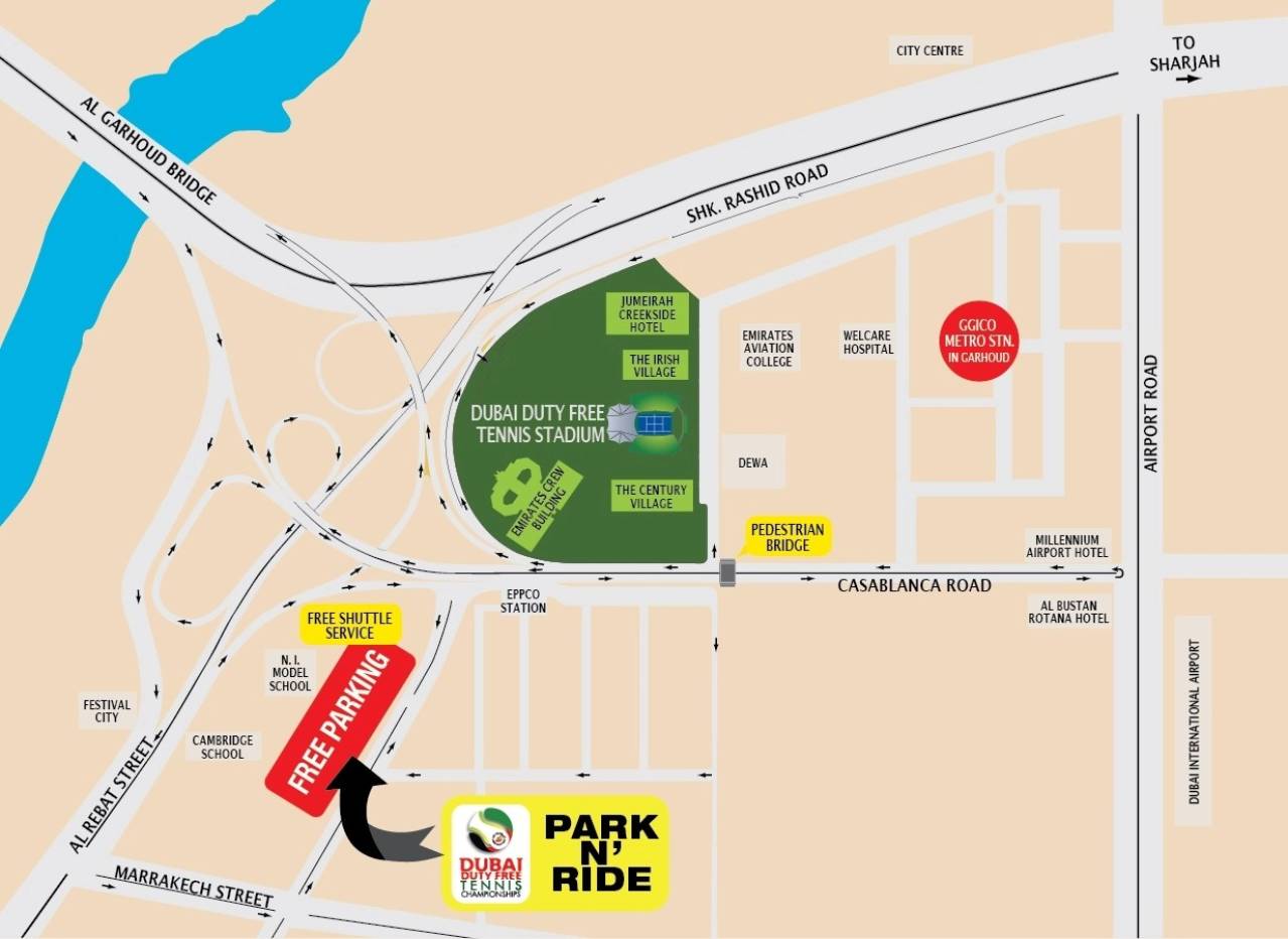TRAVEL & PARKING Dubai Tennis Championships 18 Feb 2 Mar 2024