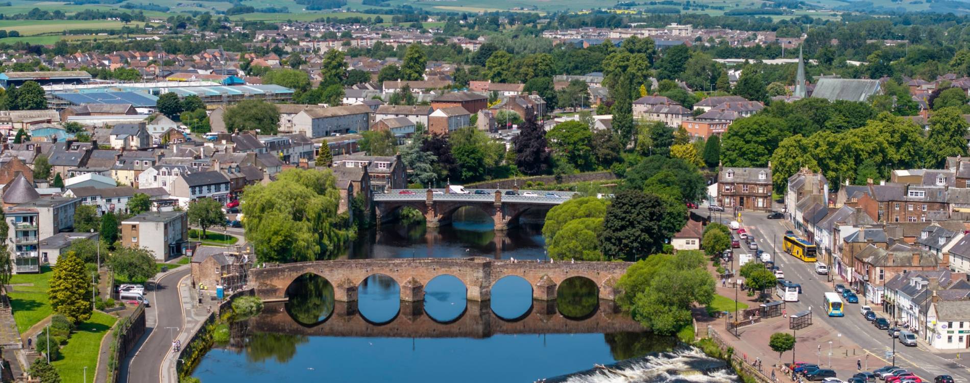 Dumfries skyline