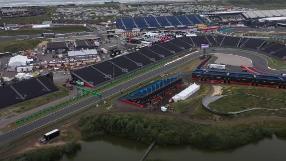 Eastside 4 is in the centre of the image, marked with blue flags