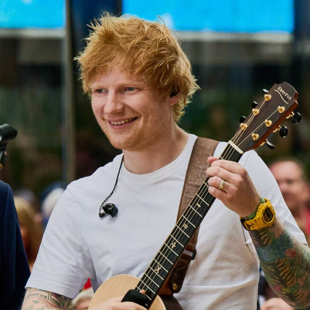 Ed Sheeran Performs on NBC's Today Show