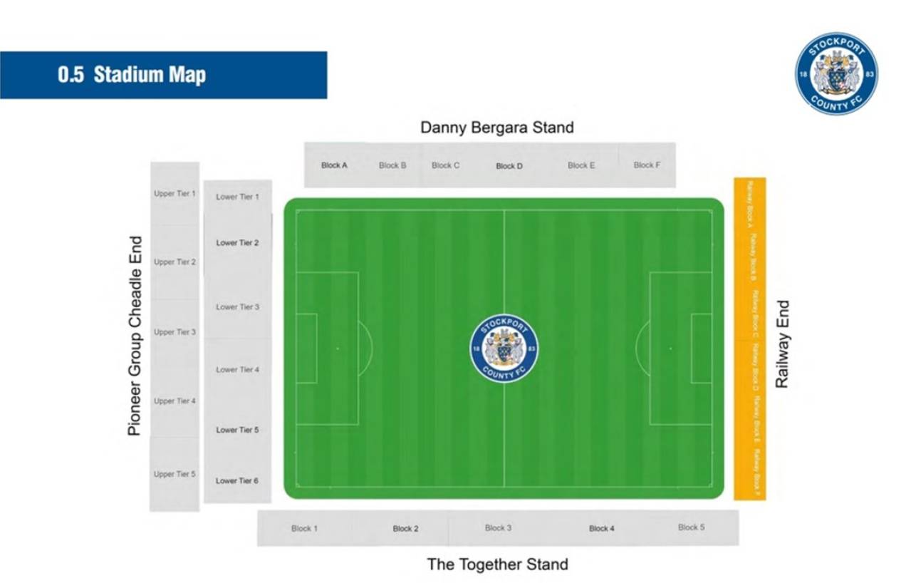 Stockport County vs Wrexham AFC Tickets 16 Nov 2024 Edgeley Park