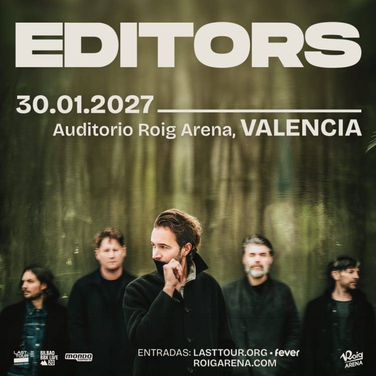 Editors en Auditorio Roig Arena, Valencia 2027