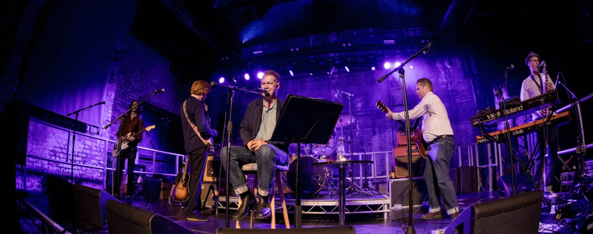 Edwyn Collins band live at Newcastle Boiler Shop