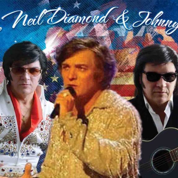 Elvis Neil Diamond & Johnny Cash - Witham