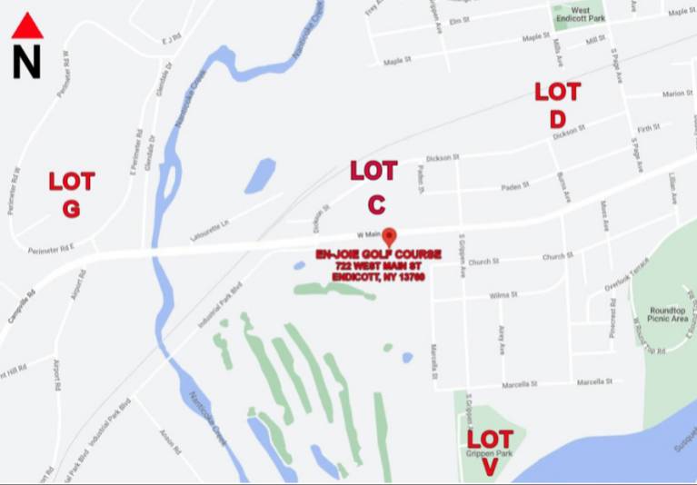 En-Joie Golf Club Map