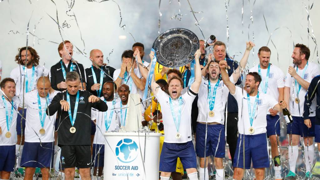England last won Soccer Aid in 2018.