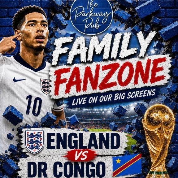 England V Dr Congo Family Fanzone