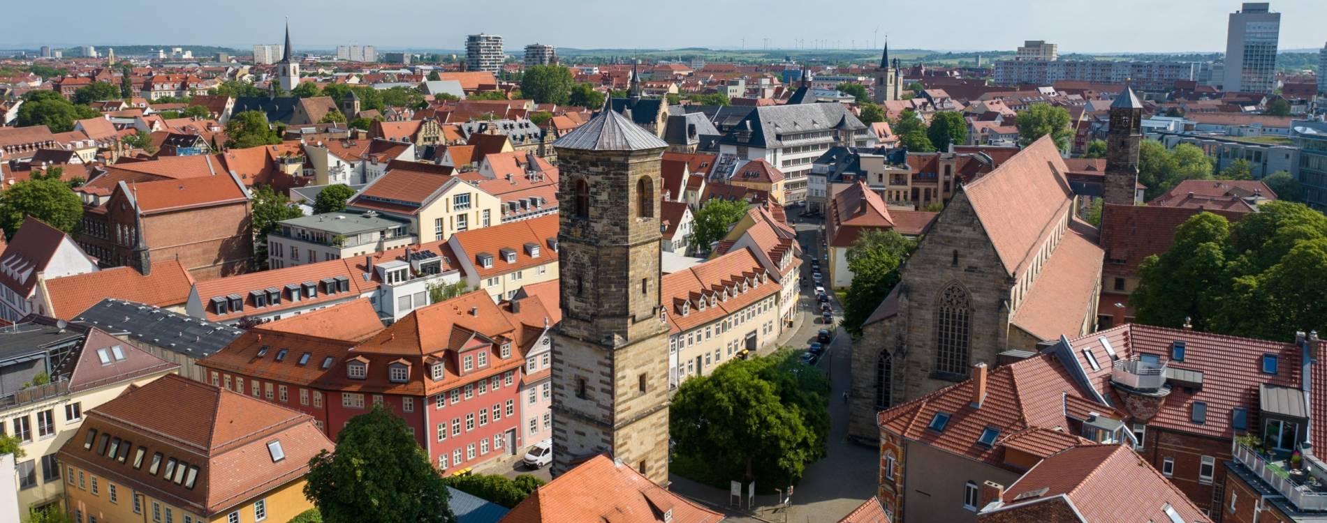 Erfurt skyline