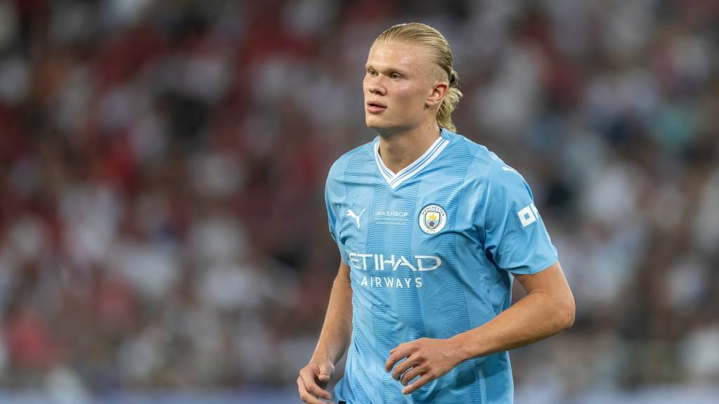 Erling Haaland will hoping to fire Manchester City to a 5th consecutive league title