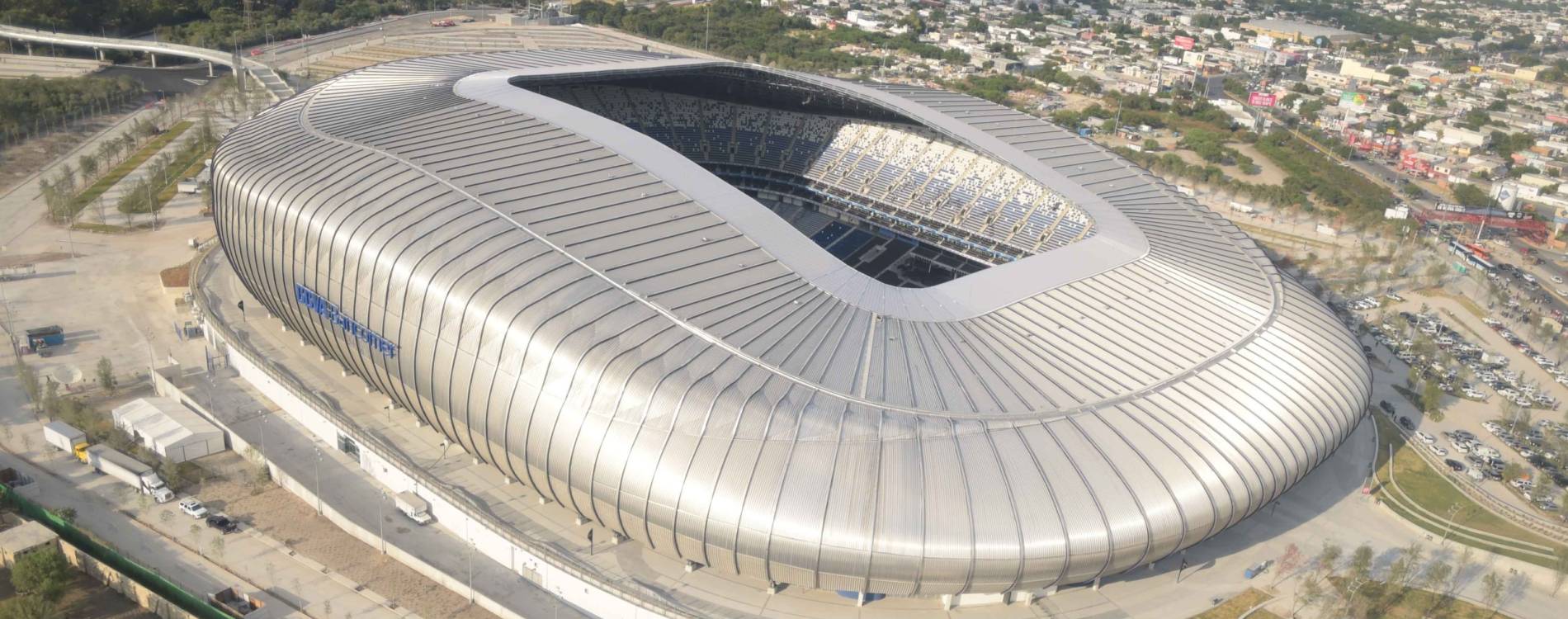 Estadio BBVA aerial shot