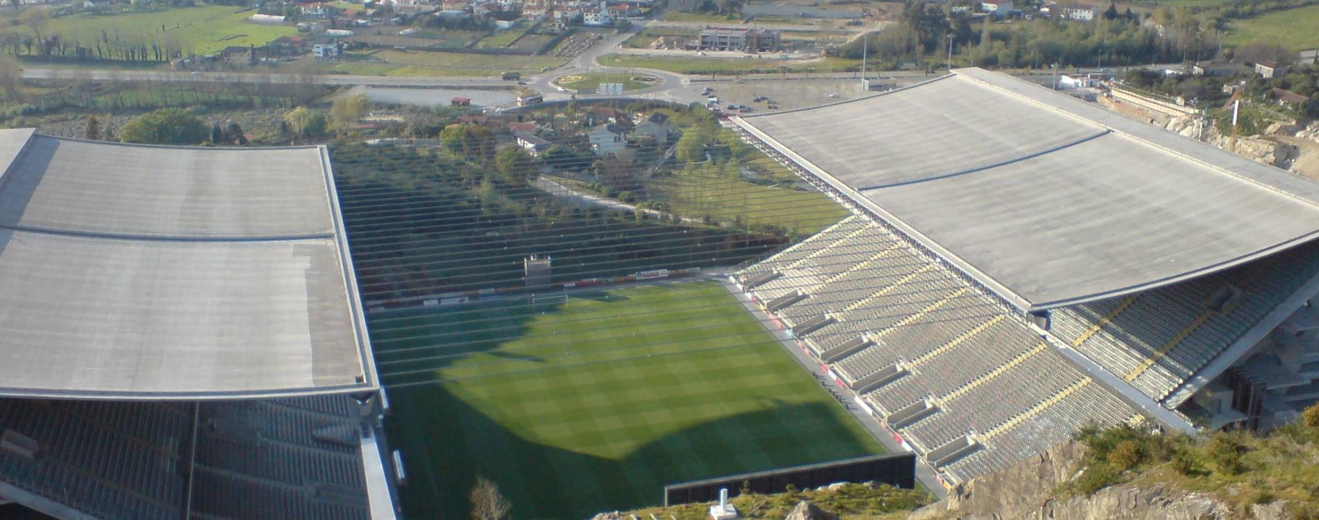 Estadio Municipal de Braga was designed by Eduardo Souto de Moura
