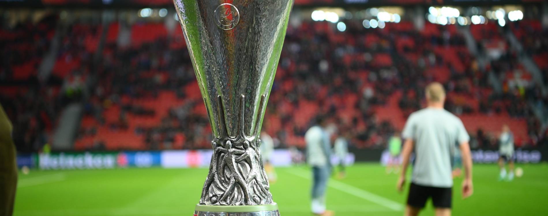 Europa League trophy at the match