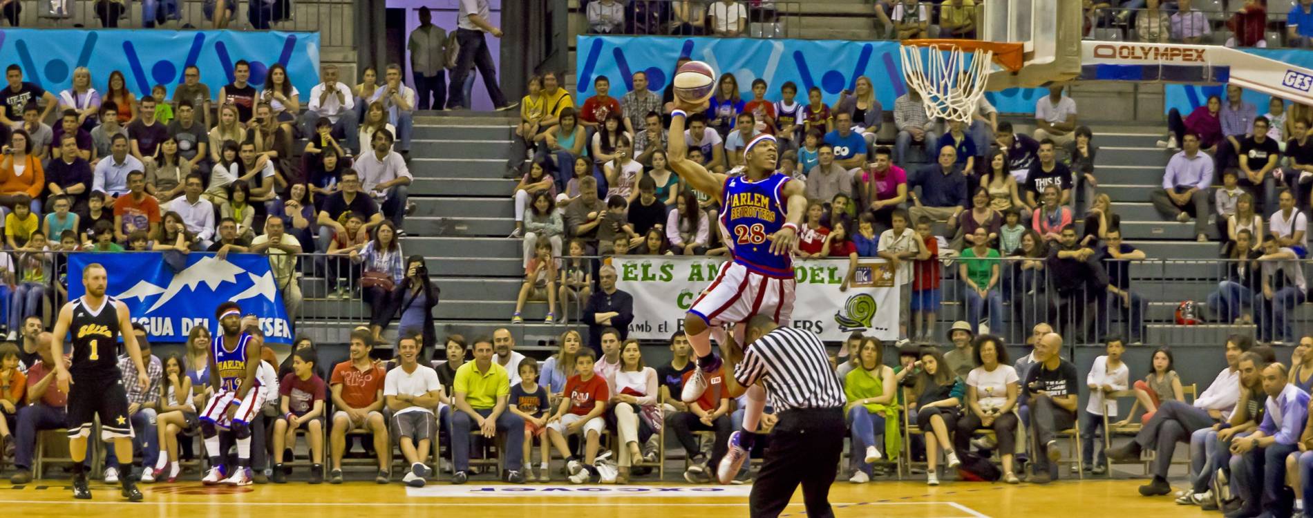 Even the referees get involved in the fun